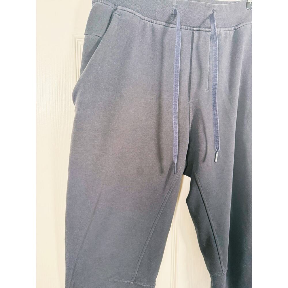 Lululemon Men City Sweat Jogger Size Medium Tall Black Lounge Casual Minimalist - Picture 10 of 11